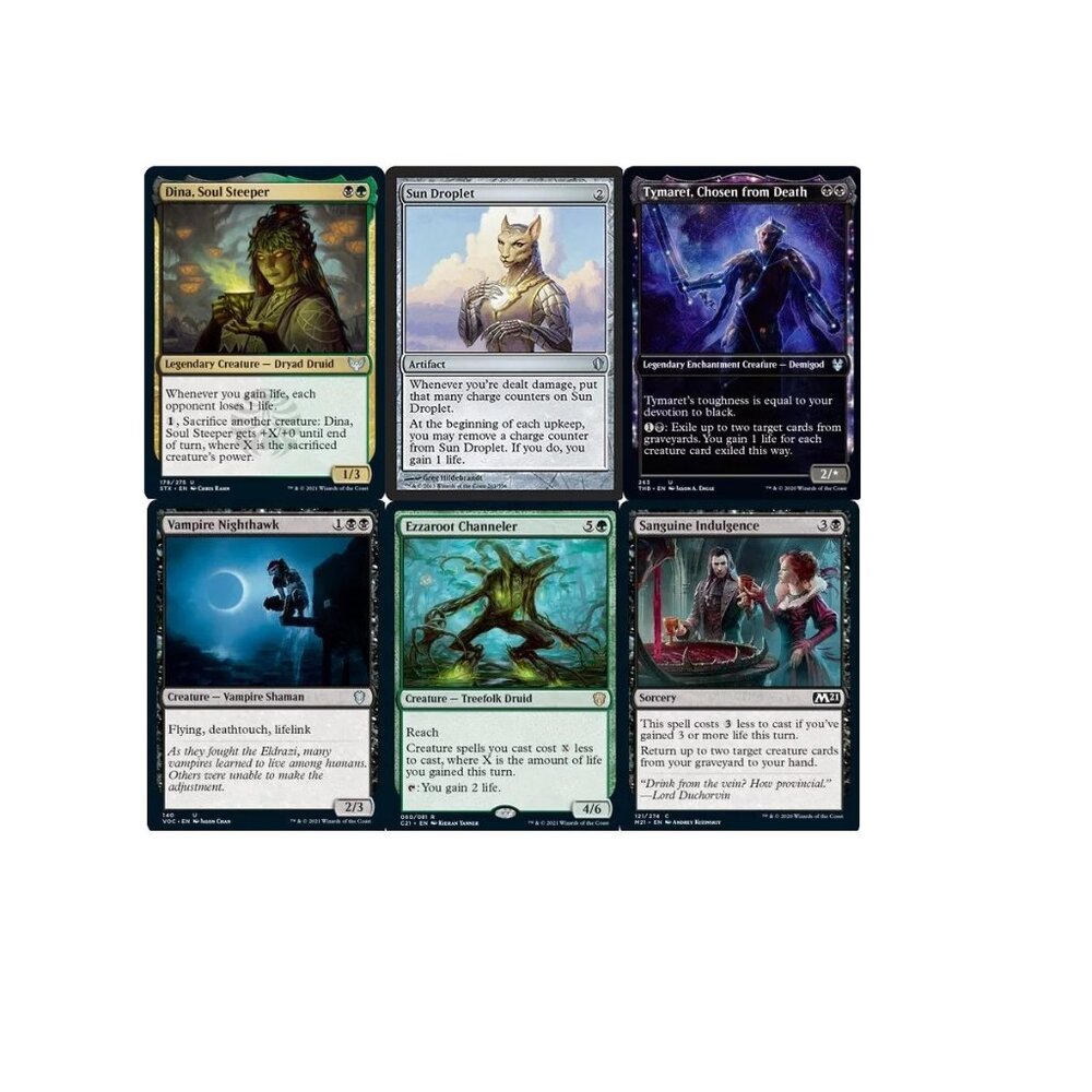 MTG Commander EDH Deck Dina, Soul Steeper 100 Cards Custom Deck Life Gain - NM